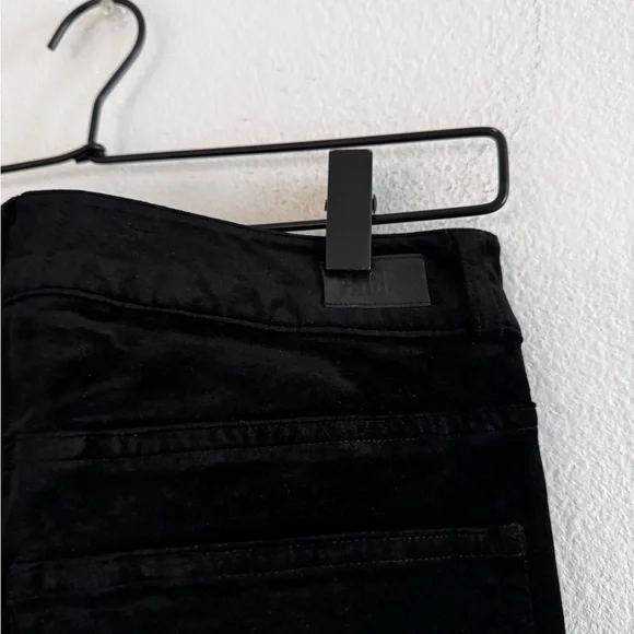 Paige Cindy Straight Pant 29 Black Velvet - Picture 8 of 12